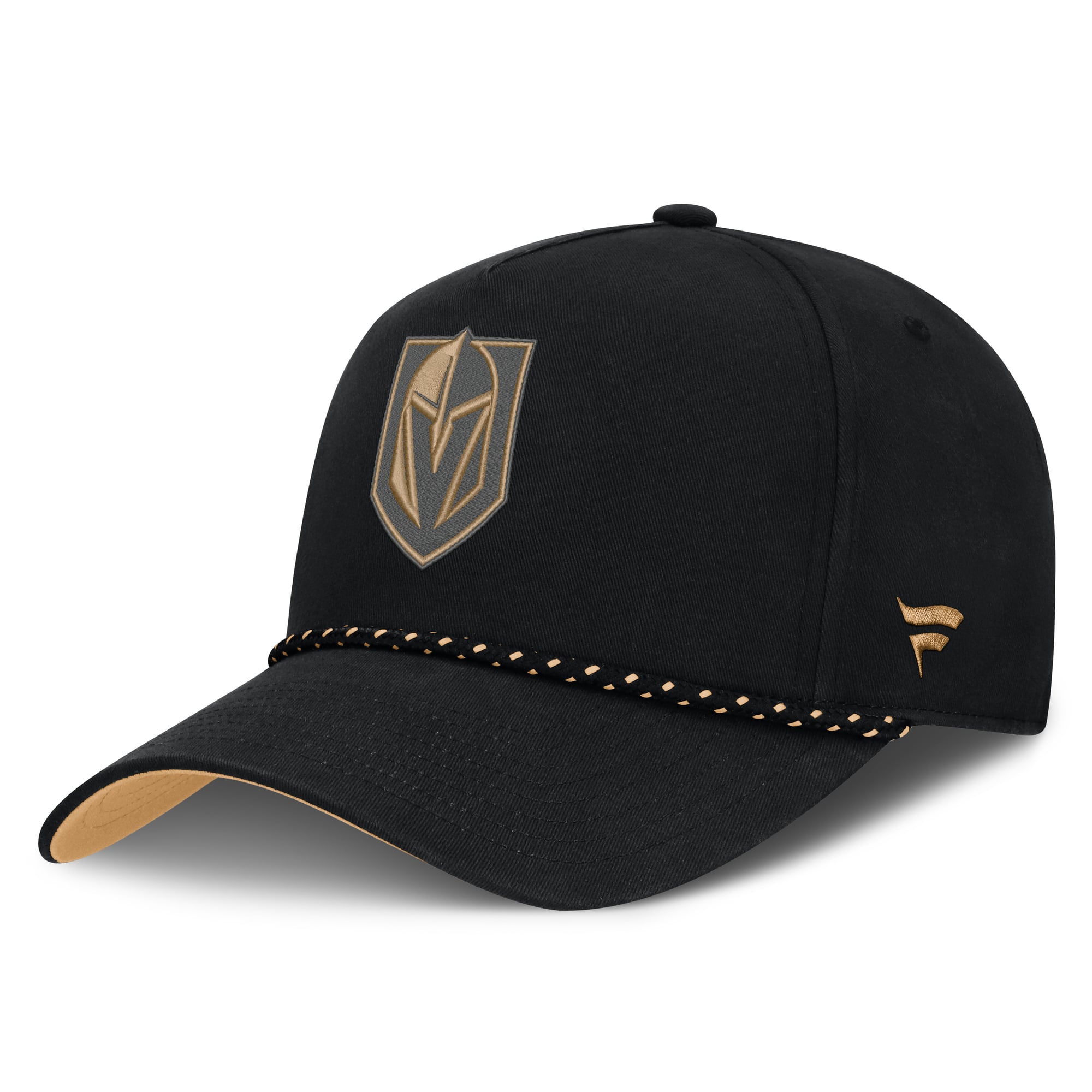 Casquette ajustable authentique Pro A-Frame pour homme Fanatics Black Vegas Golden Knights Military Appreciation